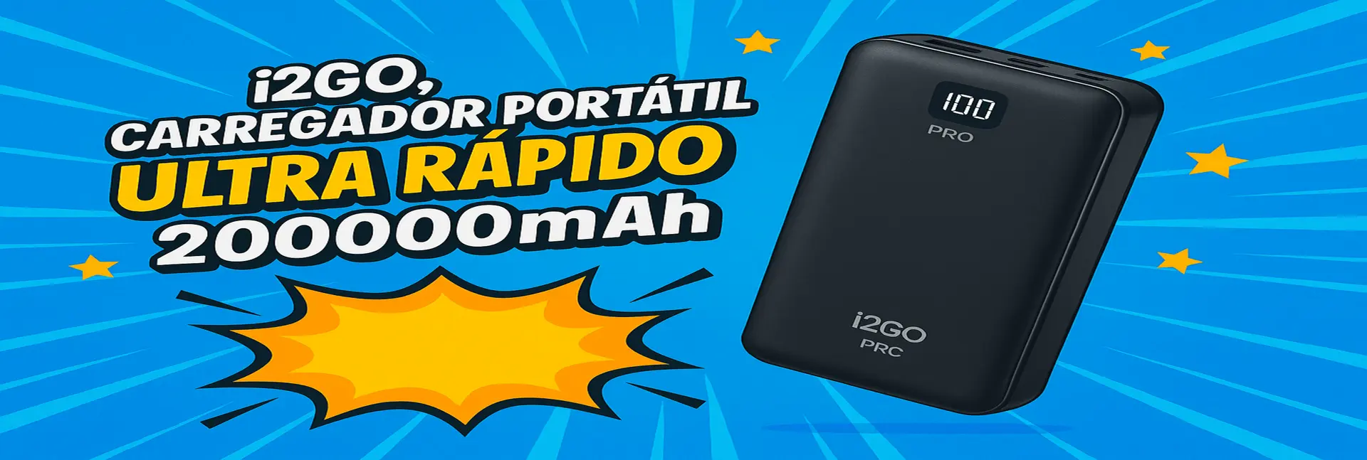 Thumbnail para Review: Power Bank I2GO PRO 20.000mAh com Power Delivery 20W – Força e praticidade no seu bolso